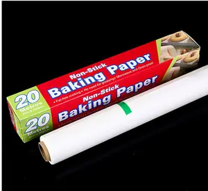 5M/100M High Temperature Double-sided Silicone Baking Paper Greaseproof Paper Roll Parchment Paper