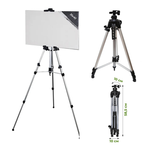 Cavalletto da Disegno Pieghevole in Metallo di Alta Qualità, Regolabile per Viaggi - Product Image 1