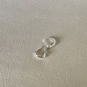 Dylam Personalized Unique Design 925 Sterling <b>Silver</b> Rhodium Plated C Shape Dainty <b>Stud</b> <b>Earrings</b> for Women Jewelry Jewellery - Product Image 5