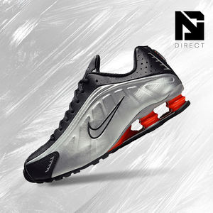 Chaussures de sport Shox R4 'og Orange Twist' pour la course à pied et le cross-training, respirantes et confortables - Product Image 1