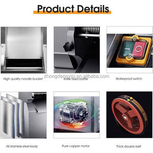 Machine automatique à haute efficacité pour la cuisson du blé, l'étalage et le pressage de la pâte, machine réglable pour la fabrication de macaroni et de pâtes - Product Image 5