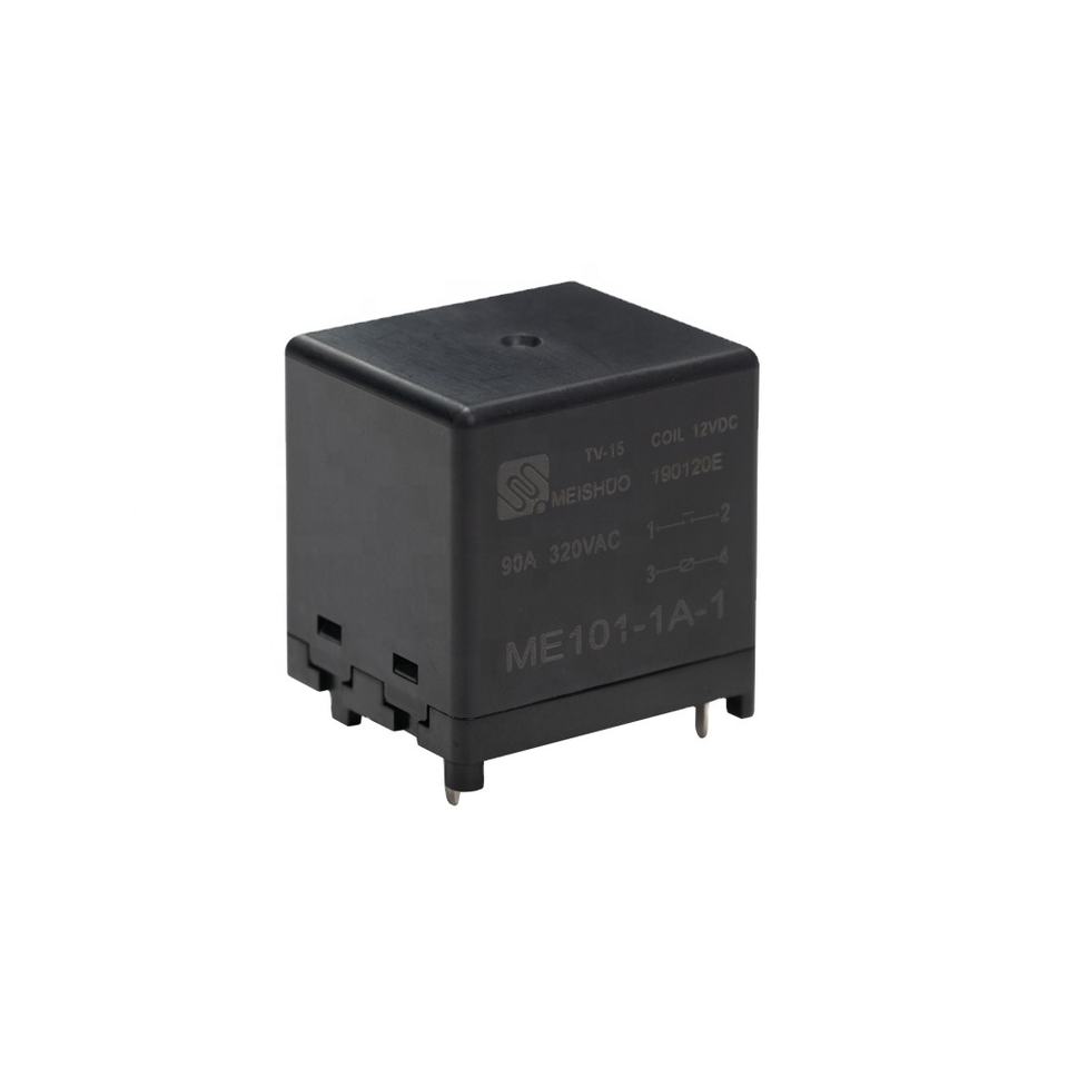 Meishuo ME101 90A DC 12V 24V High Current Normally Open PCB Relay Solar Photovoltaic Inverter for New Energy Electric