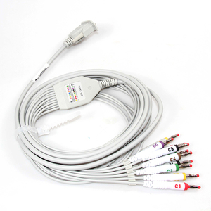 Máquina <span class=keywords><strong>ECG</strong></span> portátil de electrocardiografía de alta resolución Monitor de 12 derivaciones - Product Image 6