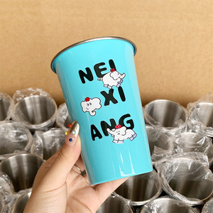 Gobelet en acier inoxydable grande capacité avec paille pour les voyages et l'usage quotidien - Product Image 3