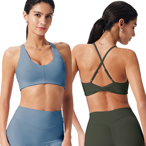 Soutien-gorge de sport pour femmes, soutien-gorge de sport avec logo personnalisé, soutien-gorge de sport en <span class=keywords><strong>gros</strong></span>, soutien-gorge de sport pour le yoga, soutien-gorge de sport pour les poitrines généreuses - Product Image 1