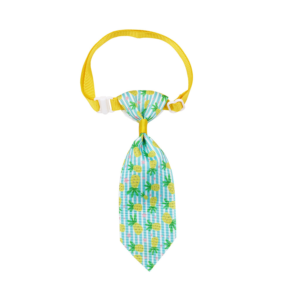 Ananas à rayures bleues