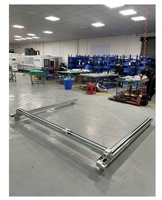 Table coulissante CNC silencieuse haute vitesse avec rail de guidage linéaire en aluminium, actionneurs à courroie synchrone, assemblage modulaire semi-fermé