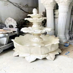 Fontaine en fibre Fabricant d'accessoires de mariage Fontaine à eau en fibre de lotus Fabricant de fontaine en fibre de verre blanche pour décor de mariage Royaume-Uni - Product Image 1