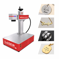 Machine de marquage laser à fibre 20W 30W 50W directement de l'usine, Raycus JPT pour le marquage de logos métalliques