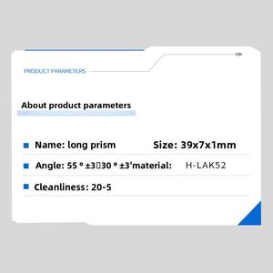 Lente convexa do prisma longo material ótico do instrumento da elevada precisão com transmitância excelente - Product Image 3