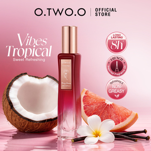 O.TWO.O <span class=keywords><strong>Profumo</strong></span> a Lunga Durata 15ml, Olio Profumato Francese Dolce e Non Untuoso, <span class=keywords><strong>Fragranza</strong></span> Gourmand al <span class=keywords><strong>Cocco</strong></span> e Rosa - Product Image 1