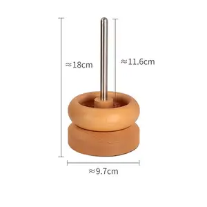 Wholesale hot sale Handwork Manual Wooden Bead Spinner Quickly Tool for Simple Design Jewelry Making Crafts