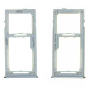 Bandeja para Tarjetas SIM y Micro SD para Samsung Galaxy A42 5G Plata - Product Image 1