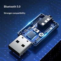 Venta Directa de Fábrica, Receptor/Transmisor Inalámbrico USB Estéreo 2 en 1 de 3.5mm y 5V para TV, PC, Auto, AUX