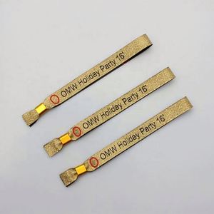 Pulsera de Tela de Poliéster Personalizada de Fábrica OEM, Elegante, Lujosa, Deportiva, con Moneda, Regalo Empresarial - Product Image 2