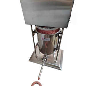 Machine à remplir les saucisses manuelle en acier inoxydable pour la fabrication de saucisses gastronomiques à la maison ou à petite échelle - Product Image 5