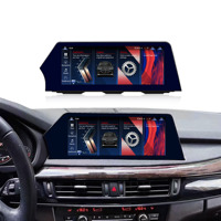 Kit de modification de l'intérieur de la voiture Écran lame 12.3 "GPS Android Auto Garantie 1 an BMW X5/X6 F15/F16 2014-2018 NBT