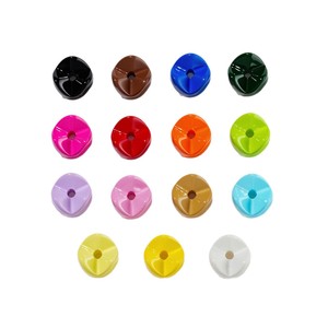 Cuentas sueltas de acrílico de colores, formas mixtas para hacer pulseras, venta al por mayor, 100 unidades, AC4822 - Product Image 5