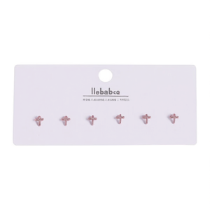 Orecchini a croce in acciaio inossidabile, set di gioielli religiosi alla moda, 12 pezzi, unisex - Product Image 2