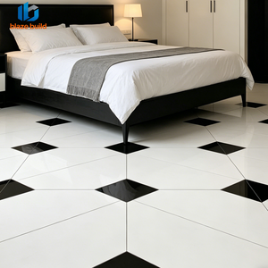 Nouvelle <span class=keywords><strong>carrelage</strong></span> en porcelaine noir et blanc à motif damier diagonal 800x800mm 2026 <span class=keywords><strong>pour</strong></span> salon moderne, salle <span class=keywords><strong>de</strong></span> bain et sol <span class=keywords><strong>de</strong></span> salle à manger - Product Image 4
