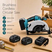 Scie circulaire sans fil 20V MAX sans balais, haute puissance, portable, professionnelle, fourniture d'usine OEM/ODM, meilleure qualité, outil super performant amélioré