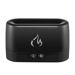 Tablette de table usb 3d à feu chaud, humidificateur d'arôme, avec veilleuse, humidificateur d'air, diffuseur d'huile essentielle, ml