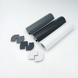 Aluminum Alloy <b>Corner</b> <b>Protector</b> Black Custom Length Noiseless Edge Banding Hardware Accessory - Product Image 3