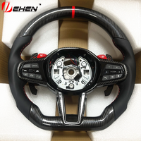 Volant de voiture en fibre de carbone perforé pour Toyota Supra GR A90 A91 MKV MK5 MK4 2020-2025, volant sport racing