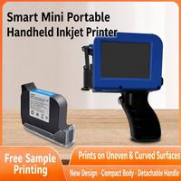 Imprimante jet d'encre miniature 600 DPI TIJ pour bouteilles de produits chimiques quotidiens, sacs en carton, boîtes, plastique, verre, date, lot, code QR, code-barres