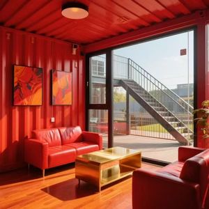<span class=keywords><strong>Casa</strong></span> Contenedor Modular Expandible de Estructura de Acero Prefabricada Inclinada - Product Image 5