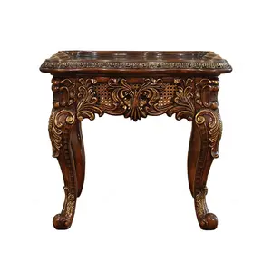 Special Design Widely Used Rectangular Coffee Shop Tables All Solid Wood Carving Entrance Home Furniture High End Coffee Table