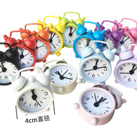 Jam Alarm Logam Mini 40mm untuk Hadiah Anak-Anak