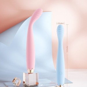 Vibrador Little Crown, Estimulador de Punto G, Cuerpo Suave, Vibración Multifrecuencia, Juguete para Adultos, Recargable por USB, Rosa y Azul - Product Image 3