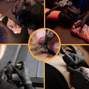 Vücut sanatı ve dövme için 50 adet tek kullanımlık 316 paslanmaz çelik dövme iğneleri - Product Image 6