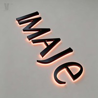 Lettres lumineuses en acrylique 3D personnalisées avec bandes LED, étanches, pour enseignes commerciales, hôpitaux et publicité