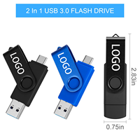 Flash Bellek Memorias Usb En Usd Tarjeta Type C 32Gb 64Gb disque dur Usb Flash Drive avec Type C et Android