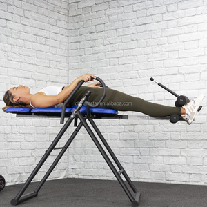 Miglior Tavolo per Terapia di Inversione in Metallo per <span class=keywords><strong>Fitness</strong></span> Domestico, Capacità 90KG, Altezza Regolabile 147-198CM, per Allenamenti in Palestra e Personal Training - Product Image 1