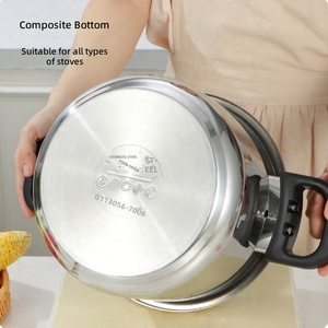 <span class=keywords><strong>Olla</strong></span> <span class=keywords><strong>a</strong></span> Presión de Acero Inoxidable 304 de Alta Calidad para Cocina de Gas e Inducción, Utensilios de Cocina <span class=keywords><strong>a</strong></span> Prueba de Explosiones, 12L - Product Image 3