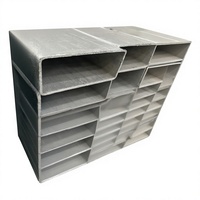 Tuyaux carrés galvanisés à chaud ERW de grade Q355/S355JR/A500, résistance à l'étreinte 355 MPa, coupés sur mesure pour supports de bâtiments de grande hauteur