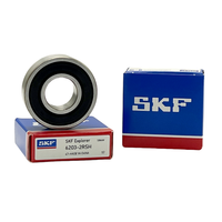 Rodamiento de Bolas de Ranura Profunda SKF 6203 2RS, Jaula de Nailon NSK KOYO 6200 6202 C4, Rodamiento de Bolas FAG, Acero Cromado Gcr15, Proveedor de Rodamientos para Automóviles