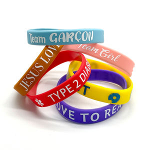 Bracelet en silicone personnalisé avec logo promotionnel, en caoutchouc fin, bracelets de poignet, bracelet en silicone personnalisé - Product Image 3