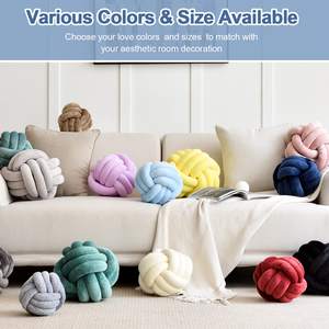 27cm Handmade Cushions for Bedroom Sofa Couch Soft Home Decorative Throw Pillows Cushion Round Pillow Ball - Product Image 5