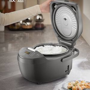 Midea – cuiseur à riz intelligent 3L, pot intérieur en céramique gris titane, contrôle par micro-ordinateur, avec panier vapeur et tasse doseuse - Product Image 4