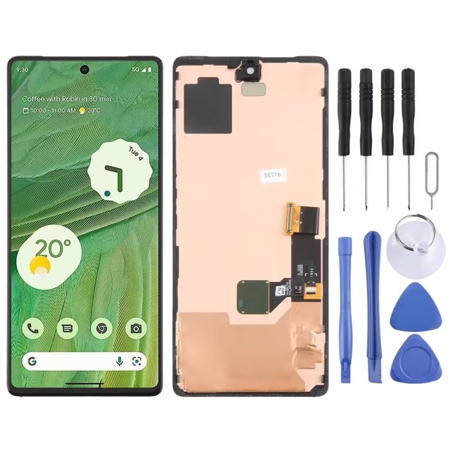 Wholesale High Quality LCD Screen for Google Pixel 7 GVU6C GQML3 Digitizer Full Assembly with Frame