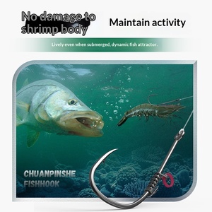 Amo a Gancio Invertito per Gamberetti con Molla, Esca Galleggiante per la <span class=keywords><strong>Pesca</strong></span> di <span class=keywords><strong>Spigola</strong></span> e Pesci di Roccia - Product Image 4
