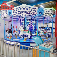 Manège de luxe à 16 places au design optimal, personnalisable pour parc d'attractions, à vendre