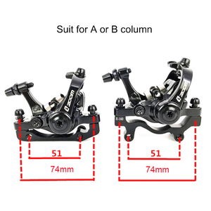 Zoom de disco de freio de bicicleta, liga de alumínio, f160 r160, mountain road, mtb, <span class=keywords><strong>bike</strong></span>, paquímetro mecânico, freios a disco, ciclismo, freio duplo - Product Image 3