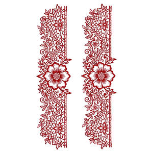 Tatouages temporaires au henné colorés, autocollants géométriques floraux, <span class=keywords><strong>tatouage</strong></span> imperméable adapté au dos de la main, au <span class=keywords><strong>poignet</strong></span>, au bras - Product Image 6