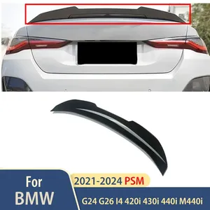 Accessoires de spoiler de coffre arrière style PSM pour G24 G26 I4 420i 430i 440i M440i Gran Coupé 4 portes, 2021 à 2024 - Product Image 1