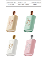Nouvelle Bouteille de Parfum Plate Vide Haute Transparence 50ml 100ml en Verre Rechargeable avec Bouchon Diffuseur d'Arômes Personnalisé pour Boutique